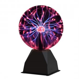 Magic Plasma Light Ball Touch Μαγική Σφαίρα Πλάσματος με Αισθητήρα Αφής &amp; Αναπαραγωγή Μουσικής 10cm