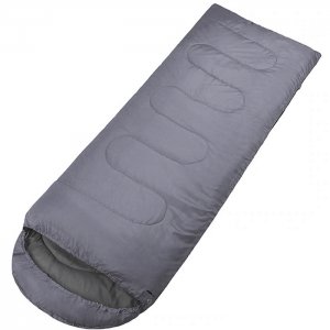 Μονός Υπνόσακος με Κουκούλα 200x70cm - Sleeping Bag Γκρι OEM
