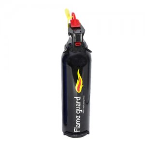 Πυροσβεστήρας 600ml Γενικής Χρήσεως Μαύρος με Βάση Στήριξης Flame Guard