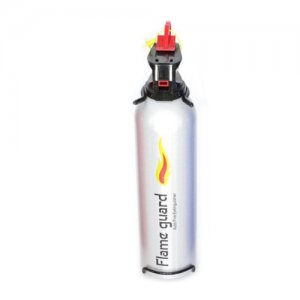 Πυροσβεστήρας 600ml Γενικής Χρήσεως Ασημί  με Βάση Στήριξης Flame Guard