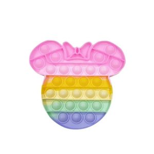 Poppy Πολύχρωμο Αγχολυτικό Παιχνίδι Anti-Stress - Fidget Bubble Pop it Minnie Mouse OEM