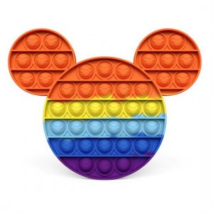 Poppy Πολύχρωμο Αγχολυτικό Παιχνίδι Anti-Stress - Fidget Bubble Pop it Mickey Mouse OEM