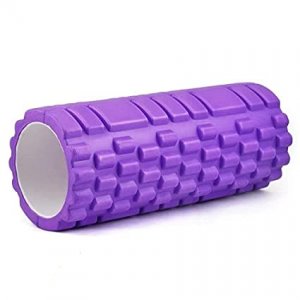 Foam Roller - Αφρώδης Κύλινδρος Μασάζ 13x33cm, Αποκατάστασης, Διάτασης Μυών &amp; Ισορροπίας - Deep Muscle Tissue Massage Cilindro Μωβ ΟΕΜ