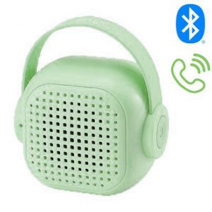 Μίνι Ηχείο Τσέπης Bluetοoth TWS με Μικρόφωνο για Hands-free Κλήσεις με Επαναφορτιζόμενη Μπαταρία WSTER WS-302 - Φιστικί