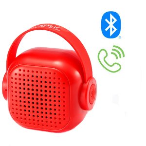 Μίνι Ηχείο Τσέπης Bluetοoth TWS με Μικρόφωνο για Hands-free Κλήσεις με Επαναφορτιζόμενη Μπαταρία WSTER WS-302 - Κόκκινο