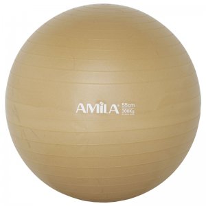 Μπάλα Γυμναστικής Amila Gymball 55cm Χρυσή Bulk