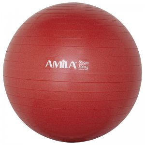 Μπάλα Γυμναστικής Amila Gymball 65cm Κόκκινη Bulk