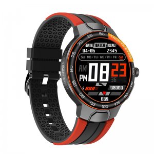 Αδιάβροχο Smartwatch Ρολόι με Μετρητή Παλμών, Απόστασης, Βημάτων, Θερμίδων, Ύπνου, Sport Δραστηριότητες &amp; Ειδοποιήσεις Κινητού - E15 - Πορτοκαλί