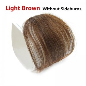 Αφέλειες Μαλλιών με Κλιπ Καστανό Ανοιχτό - Glamza Hair Bangs Νο6