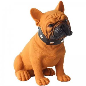 Μικρό Επαναφορτιζόμενο Ηχείο Bluetooth - Σκύλος BullDog Digital Speaker Καφέ CH-M212