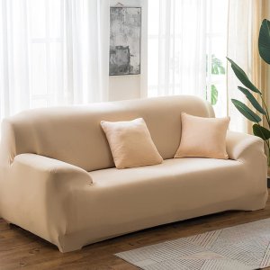Ελαστικά Καλύμματα για Διθέσιο Καναπέ 140cm - 185cm - Elastic Sofa Cover Μπεζ
