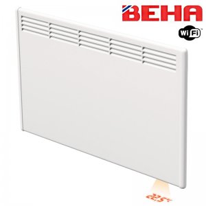 Επιτοίχιος Θερμοπομπός Ρεύματος 1250 W με Μεταλλικό Περίβλημα, WiFi, Προβολέα Θερμοκρασίας στο Δάπεδο &amp; Ηλεκτρονικό Θερμοστάτη