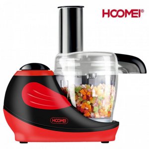 Hoomei Mini Multi Μίxer 1200W με Κάδο 310ml Κόκκινο