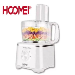 Hoomei Multi Μίxer Πολυκόφτης 600W με Κάδο 1.2lt και Κανάτα Μπλέντερ Λευκό