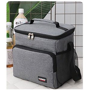 Ισοθερμική Τσάντα Ψυγείο 11lt 26x17x24cm Γκρι