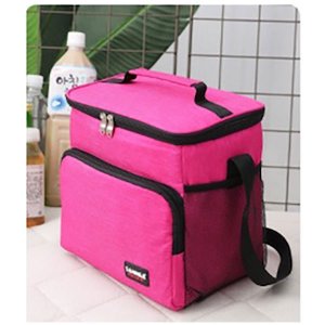 Ισοθερμική Τσάντα Ψυγείο 11lt 26x17x24cm Φούξια