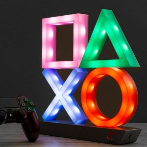 XL Επιτραπέζιο Gaming Διακοσμητικό Φωτιστικό 30cm για Gamers PS4 KEYS - Icon Gaming LED Lights