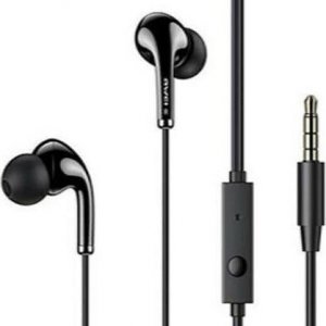Awei Handsfree Ακουστικά Ενσύρματα με Βύσμα 3.5mm Μαύρα PC-6