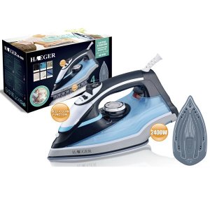 Ηλεκτρικό Σίδερο Ατμού Χειρός 2400W Haeger HG-1291B Μπλε