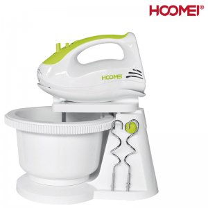 Hoomei Μίξερ 250W με Πλαστικό Κάδο 2L - 5 Ταχύτητες &amp; Λετουργία Turbo HM-6825B - Πράσινο