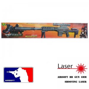 Αεροβόλο Όπλο Μοντελισμού Sniper Rifle με Διόπτρα &amp; Λέιζερ Στόχευσης 6688