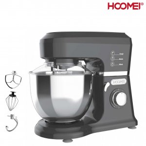 Hoomei Επαγγελματικό Μίξερ 800W με Κάδο 4.5L - 6 Ταχύτητες - Λειτουργία Παλμού &amp; 3 Εξαρτήματα Ζυμώματος HM-6880B