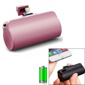 Μίνι Φορητό Power Bank 3300mAh με Lightning Υποδοχή για iPhone DA-11 - Ροζ