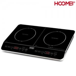Hoomei Διπλή Επαγωγική Εστία 3500W με Πλήκτρα Αφής - Ψηφιακή Οθόνη - 6 Ρυθμίσεις Ισχύος &amp; Χρονοδιακόπτη HM-5386