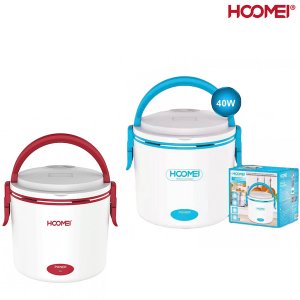 Hoomei Ηλεκτρικό Θερμαινόμενο Φαγητοδοχείο - Θερμός 40W με Κουτάλι - Electric Heated Lunchbox HM-5650 σε Διάφορα Χρώματα