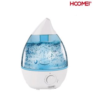 Hoomei Συσκευή Αρωματοθεραπείας - Υγραντήρας Υπερήχων Χώρου με LED Φωτισμό - Aroma Diffuser HM-2243 - Λευκό, Γαλάζιο