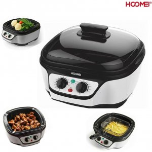 Hoomei Πολυμάγειρας 1500W με Χωρητικότητα 5lt και με 8 Λειτουργίες Μαγειρέματος 8 σε 1 HM-5350