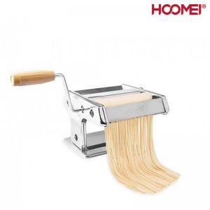 Hoomei Ανοξείδωτη Χειροκίνητη Μηχανή Ζυμαρικών - Φύλλου με Ρυθμιζόμενο Πάχος Κοπής