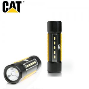 CAT Lights Caterpillar Αδιάβροχος Φακός Αλουμινίου Διπλής Δέσμης 275 &amp; 200 Lumens με Μαγνητική Βάση &amp; Κλιπ Τσέπης - Ζώνης CT3410