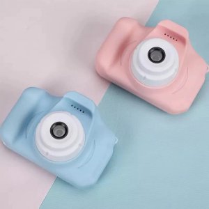 MINI CAM - Ψηφιακή Φωτογραφική Μηχανή &amp; HD Βιντεοκάμερα Με Retro Εφέ Φιλμ, Επαναφορτιζόμενη με USB, TF, Περίβλημα Σιλικόνης, Κατάλληλη για Παιδιά, OEM