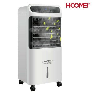 Hoomei Επιδαπέδιος Περιστρεφόμενος Ανεμιστήρας Air Cooler 80W με Τηλεχειριστήριο - Χρονοδιακόπτη &amp; 3 Ταχύτητες