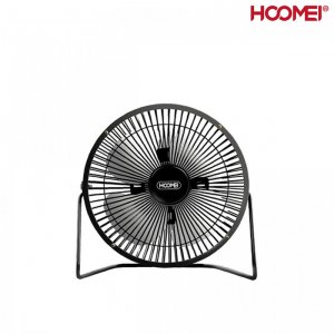 Hoomei Επιτραπέζιο Μεταλλικό Ανεμιστηράκι USB 5W 18cm - Μαύρο