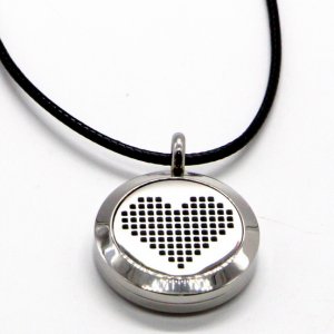 Κολιέ Αρωματοθεραπείας με 5 Σφουγγαράκια - Aromatic Therapy Necklace Love