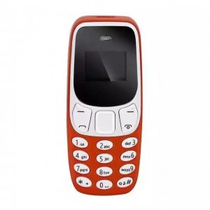 EZRA GMS Mini Κινητό Τηλέφωνο Smartphone με 2 SIM Card , BT CALL Red