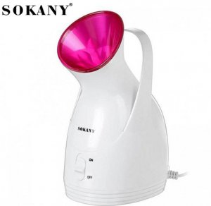 Sokany Συσκευή Nano-ionic Ατμού Ενυδάτωσης Καθαρισμού &amp; Περιποίησης Προσώπου - Σάουνα Προσώπου - Λευκό