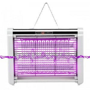 Ηλεκτρικό Εντομοκτόνο UV LED 7W 60m² - Εντομοπαγίδα Νέας Γενιάς Εξολοθρευτής Αντικουνουπικό - Παγίδα Κουνουπιών &amp; Εντόμων