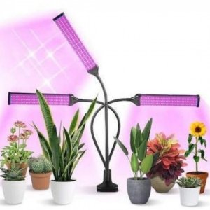 Φωτιστικό 72 LED Ανάπτυξης Φυτών με 3 Ρυθμιζόμενους Βραχίονες - Φωτισμό Πλήρους Φάσματος &amp; Χρονοδιακόπτη - Full Spectrum Bionic Grow Light