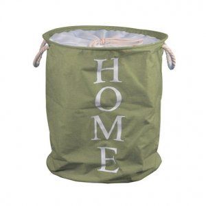 Υφασμάτινο Καλάθι Απλύτων - Laundry Bag Home Χακί