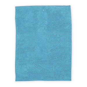 Απαλό Πατάκι Μπάνιου Υψηλής Απορρόφησης Microfibre 40x60cm Γαλάζιο
