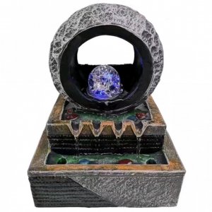 Διακοσμητικό Συντριβάνι Feng Shui με LED Φωτισμό 21x15x27 εκ