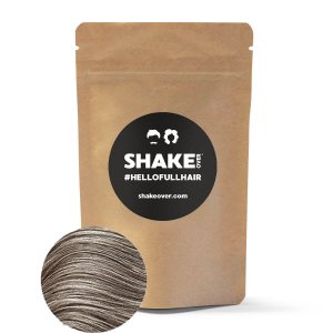 SHAKE OVER Refill Pack Μικρο-ίνες Κερατίνης με Ψευδάργυρο 60gr - Hair Building Zinc-enriched Fibers Ash Blonde
