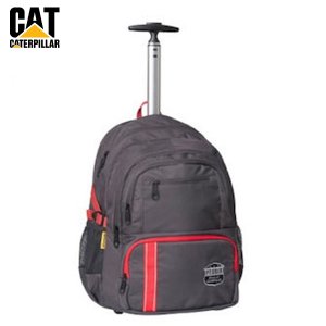 Τροχήλατο Σακίδιο Πλάτης - Τροχοτσάντα PEORIA CAT 84064 Caterpillar - Anthracite, Red 155