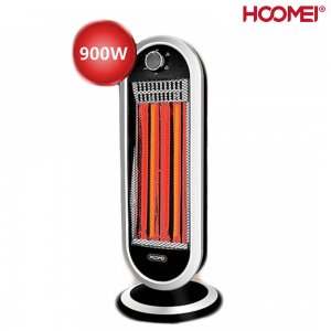Hoomei Επιδαπέδια  Σόμπα - Θερμαντικό Σώμα Ταλαντούμενου Άνθρακα 900W με Πλέγμα Ασφαλείας - 2 Σκάλες Θέρμανσης &amp; Λαβή Μεταφοράς
