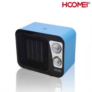Hoomei Κεραμικό Αερόθερμο Δαπέδου 1800W με Ρυθμιζόμενο Θερμοστάτη &amp; 2 Βαθμίδες Θέρμανσης - Μπλε