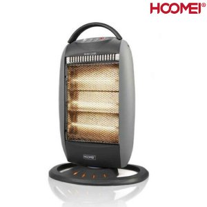 Hoomei Επιδαπέδια Περιστρεφόμενη Σόμπα - Θερμαντικό Σώμα Χαλαζία 1200W με Ρυθμιζόμενο Θερμοστάτη &amp; Λαβή Μεταφοράς