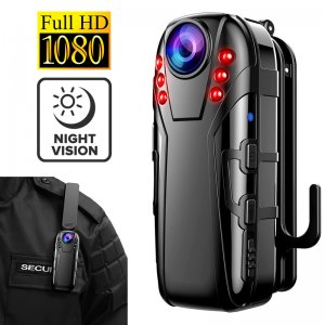 Mini Κάμερα 1080p Full HD Υπέρυθρη Νυχτερινή Λήψη &amp; Ευρυγώνιο Φακό 125° με Κλιπ - Compact Camera